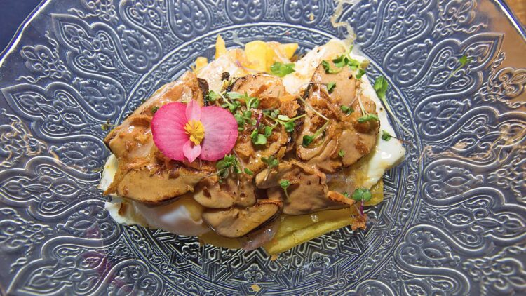 Foie a la brasa
